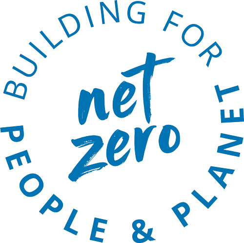 Building for People and Plant Net Zero logo